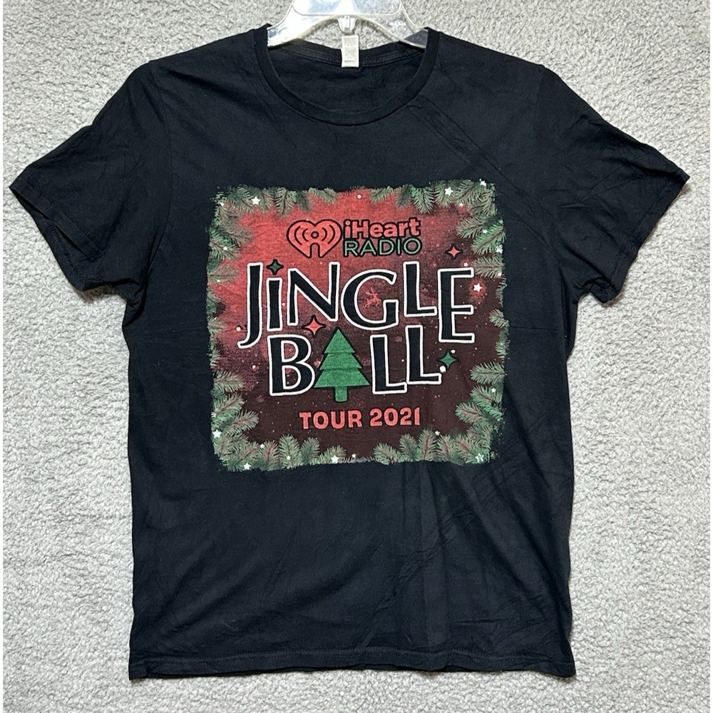 I Heart Radio Jingle Ball Graphic 2021 Tour Shirt M Ed Sheeran Kane Brown & More